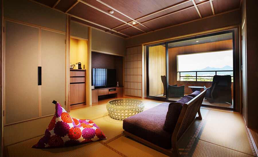 Japanese-Western Room with open-air bath Type C
