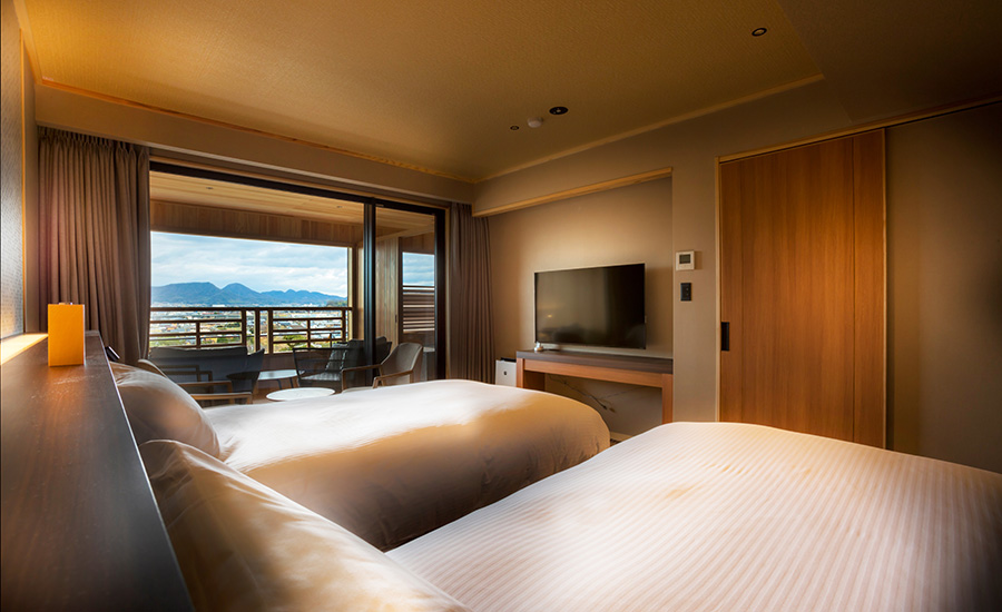 Japanese-Western Room with open-air bath Type D