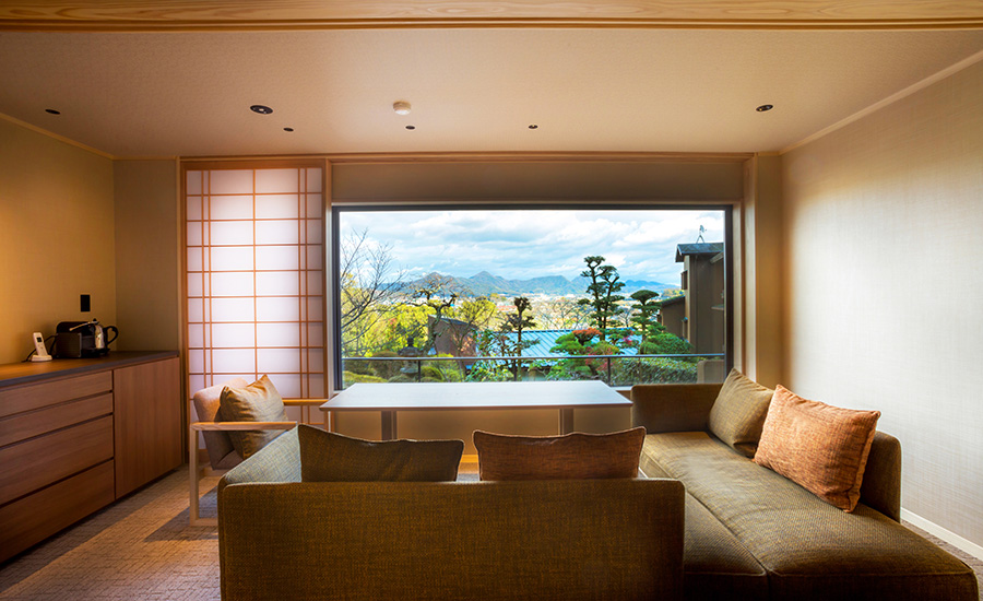 Japanese-Western Room with open-air bath Type E